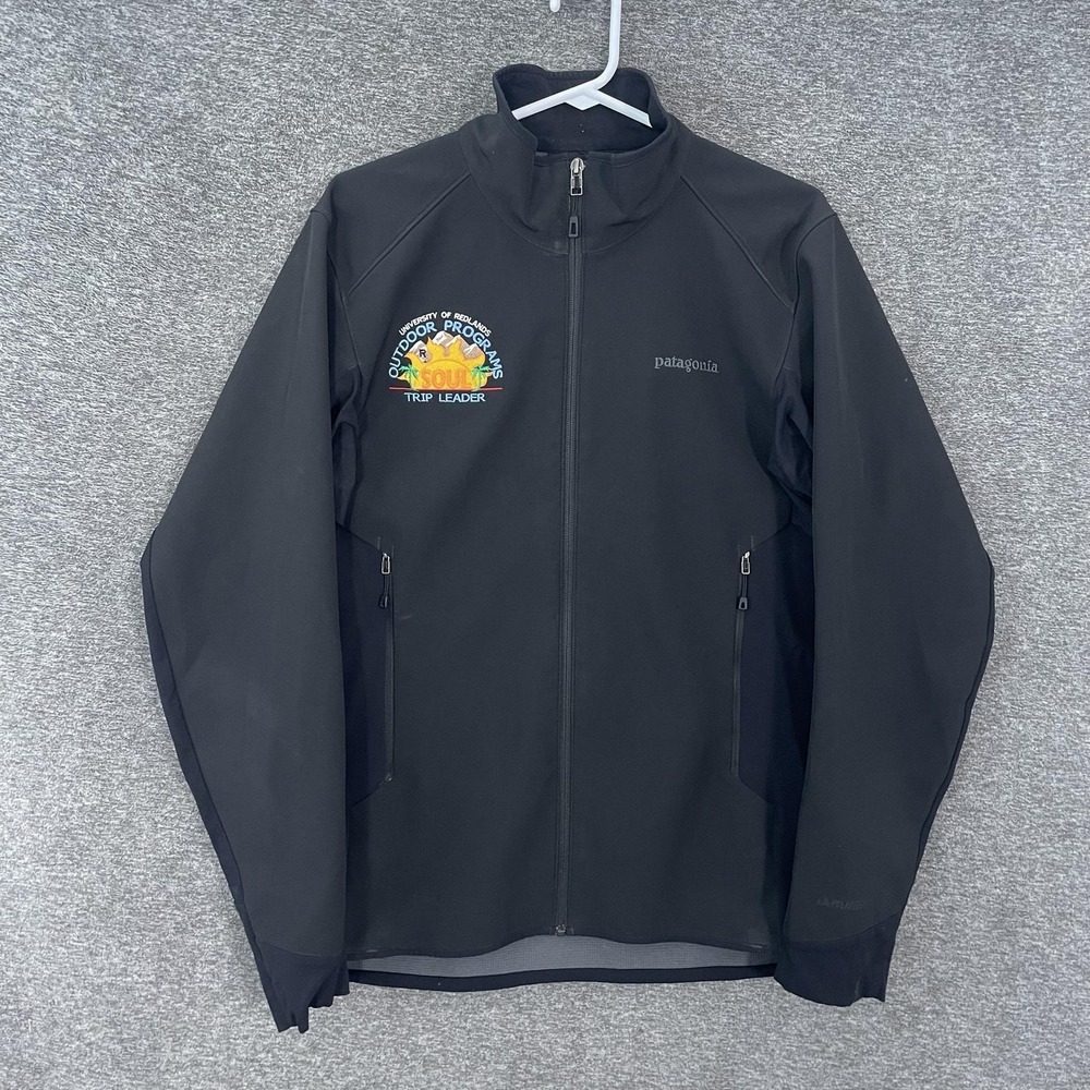 Patagonia Adze Hybrid Jacket Mens Medium Black Softshell‎ Redlands STY83450